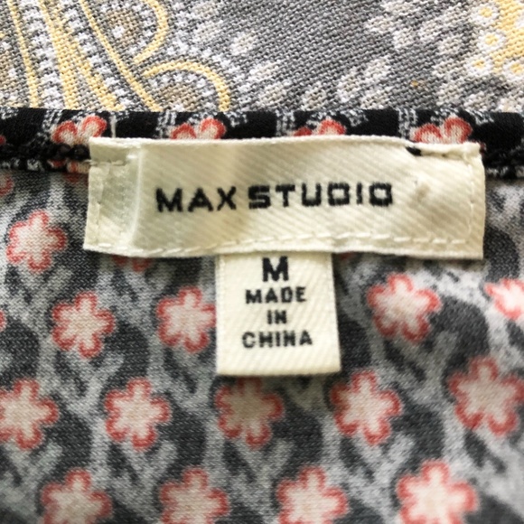 Max Studio A-Line Dress Size: M, EarthTones - Picture 8 of 11